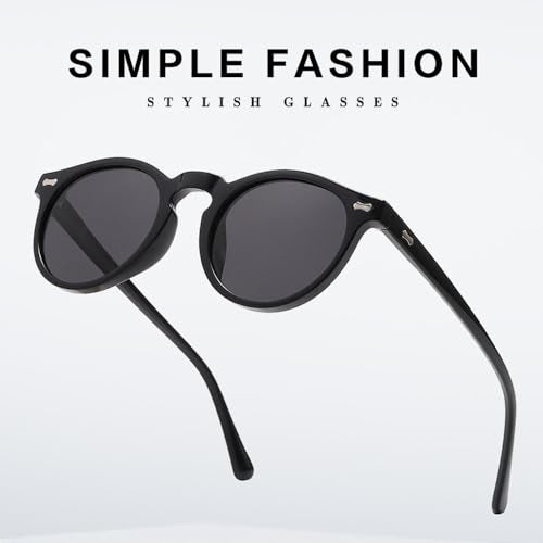 Ridering Kids Polarized Round Sunglasses,Cute Retro Sun Glasses for Toddler Girls Boys Party Beach Shades Age 3-9 - Image 4