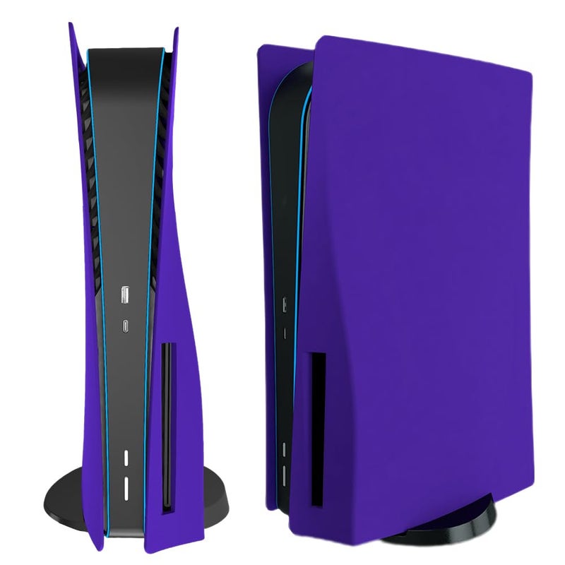 arVin Cover Plates for PS5 Disc Edition 2020, Replacement Shell Faceplate for PS5 Disc Console, ABS Hard Anti-Scratch Dustproof Protective Skin Case Accessories for PlayStation 5 Disc Edition â€“Purple - Image 1