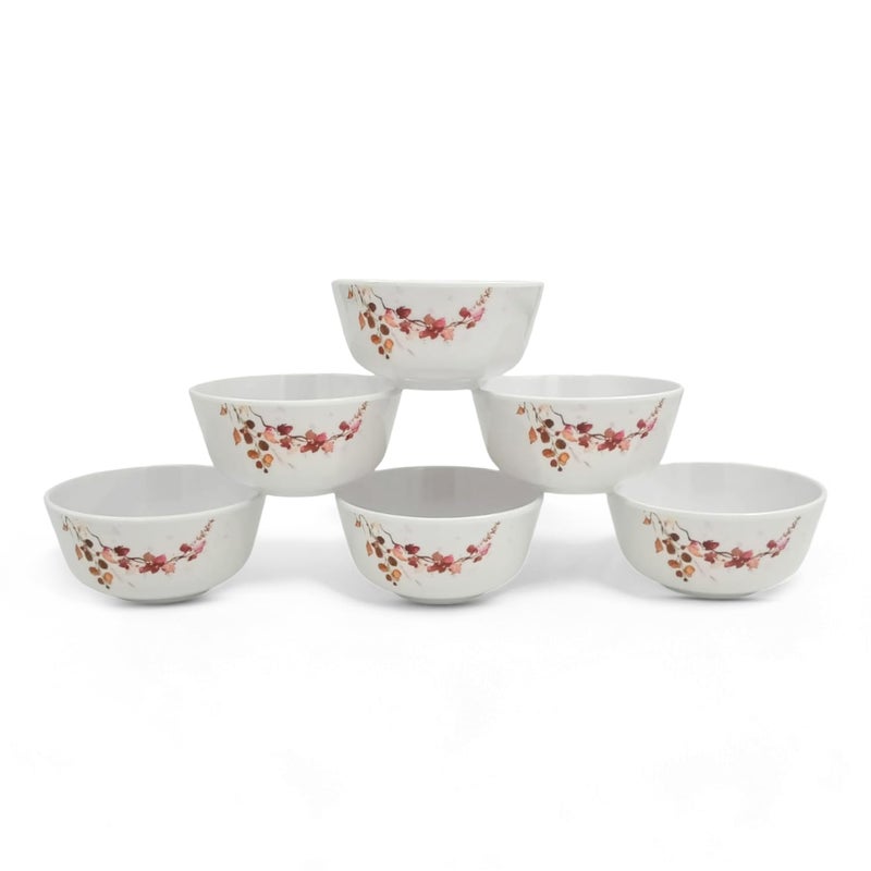 Superware | Pure Melamine | Bowl Set - Fleurish 4.0 ” (6 Nos.) | Stain Free, Glazed Finish - Image 4