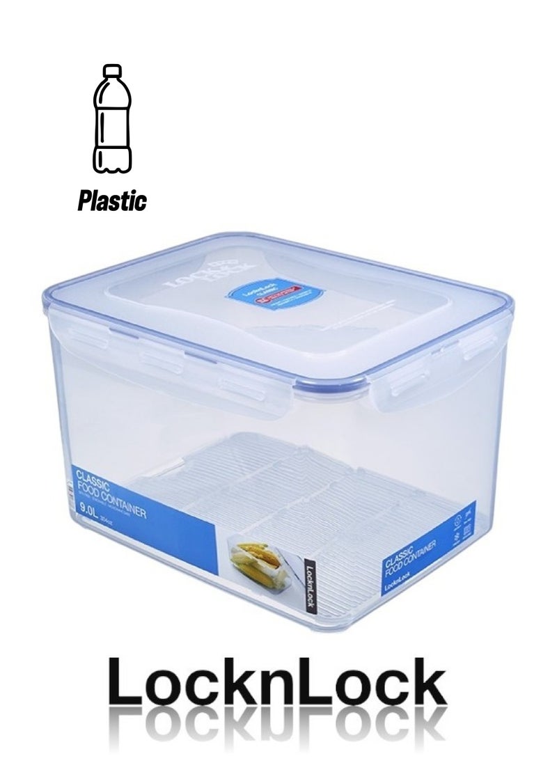 LOCK & LOCK - LocknLock 9L Rectangular  Airtight Food Storage- BPA-Free, Microwave, Freezer, and Dishwasher Safe - Image 1