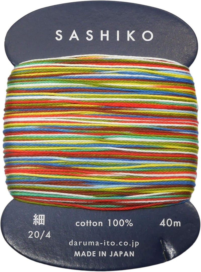 Daruma Yokota Sashiko Thread Thinner Weight 40m Colour 501 - Paper Baloon- Japanese Embroidery - Image 1