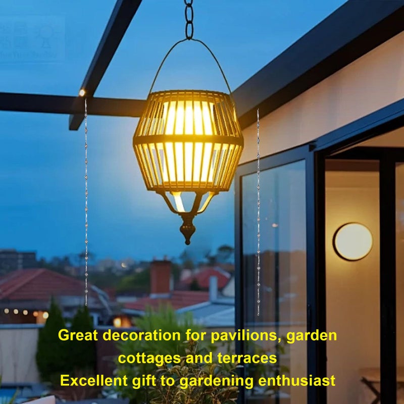 Iron Rain Chain 2M 6 56FT Bird Cage Decorative Gutter Downspout Water Drainage - Image 4