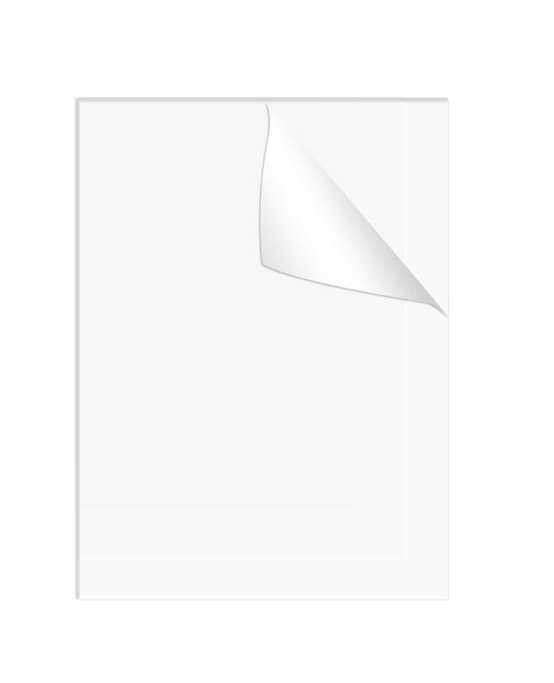 Slasa SLASA Clear Acrylic Sheet 1pc A4 1mm Plexiglass Panel for DIY, Craft, Photo Frame Replacement, Display Projects, Signage, Laser Cutting, CNC by SLASA TRADING  - Image 1