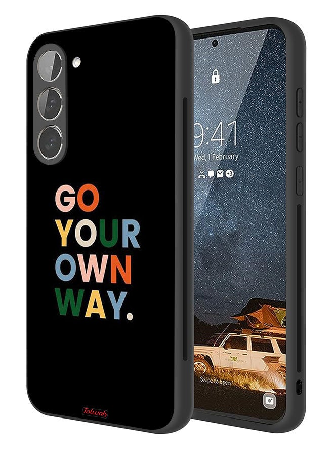 Tolwak Samsung Galaxy S23 Plus 5G Protective Case Cover Go Your Own Way - Image 1