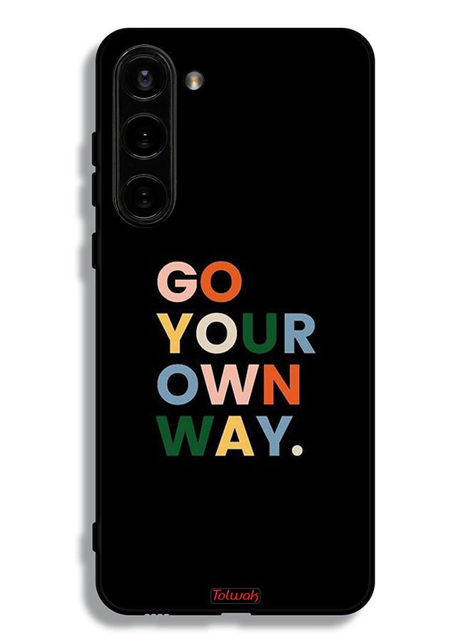 Tolwak Samsung Galaxy S23 Plus 5G Protective Case Cover Go Your Own Way - Image 3