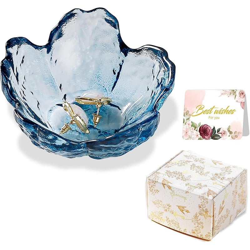 Binoster Jewelry Tray Dish Ring Dish Trinket Tray Gifts For Women Unique Birthday Gifts For Friends Sisters Daughter Mother Her Jewellery Organizer Key Bowl Cute Small Friendship  House Warming Gifts - Image 1