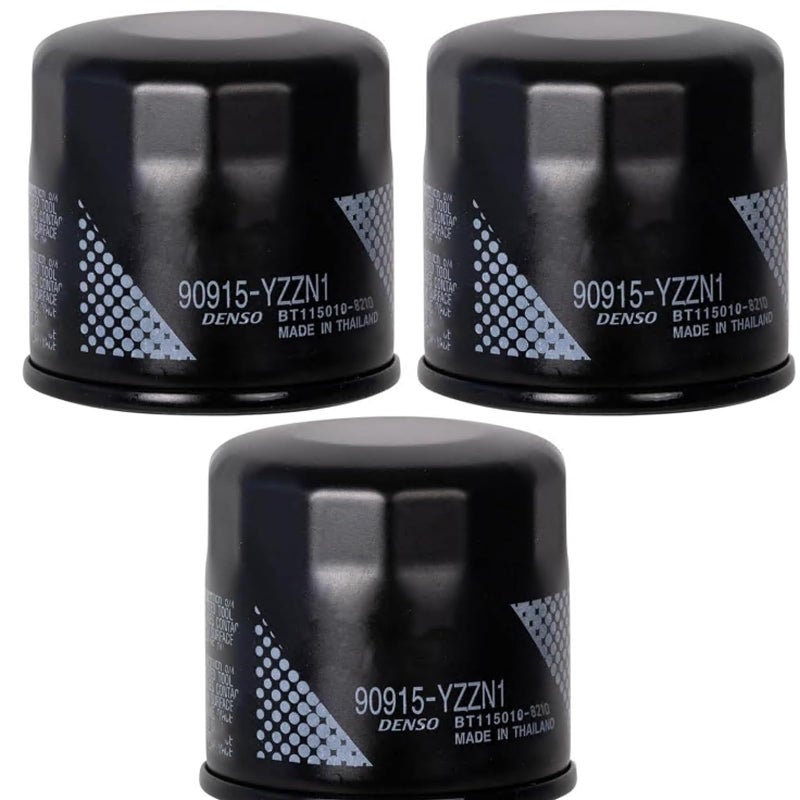 Genuine Automotive Replacement Oil Filter for My Car 90915YZZN1 90915YZZF290915YYZD3 3 PACK Compatible with ToyotaLexusScion
