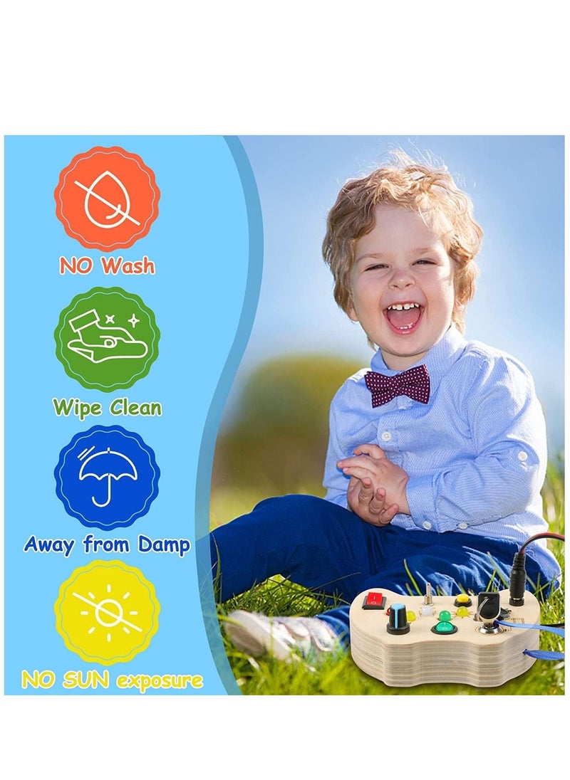 Soofam - Montessori Toys with Toggle Switch Travel Toys Sensory Toys Early Learning Fidget Toy Great for Gift - Image 1