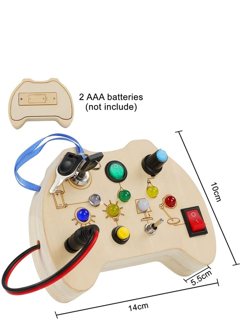Soofam - Montessori Toys with Toggle Switch Travel Toys Sensory Toys Early Learning Fidget Toy Great for Gift - Image 1