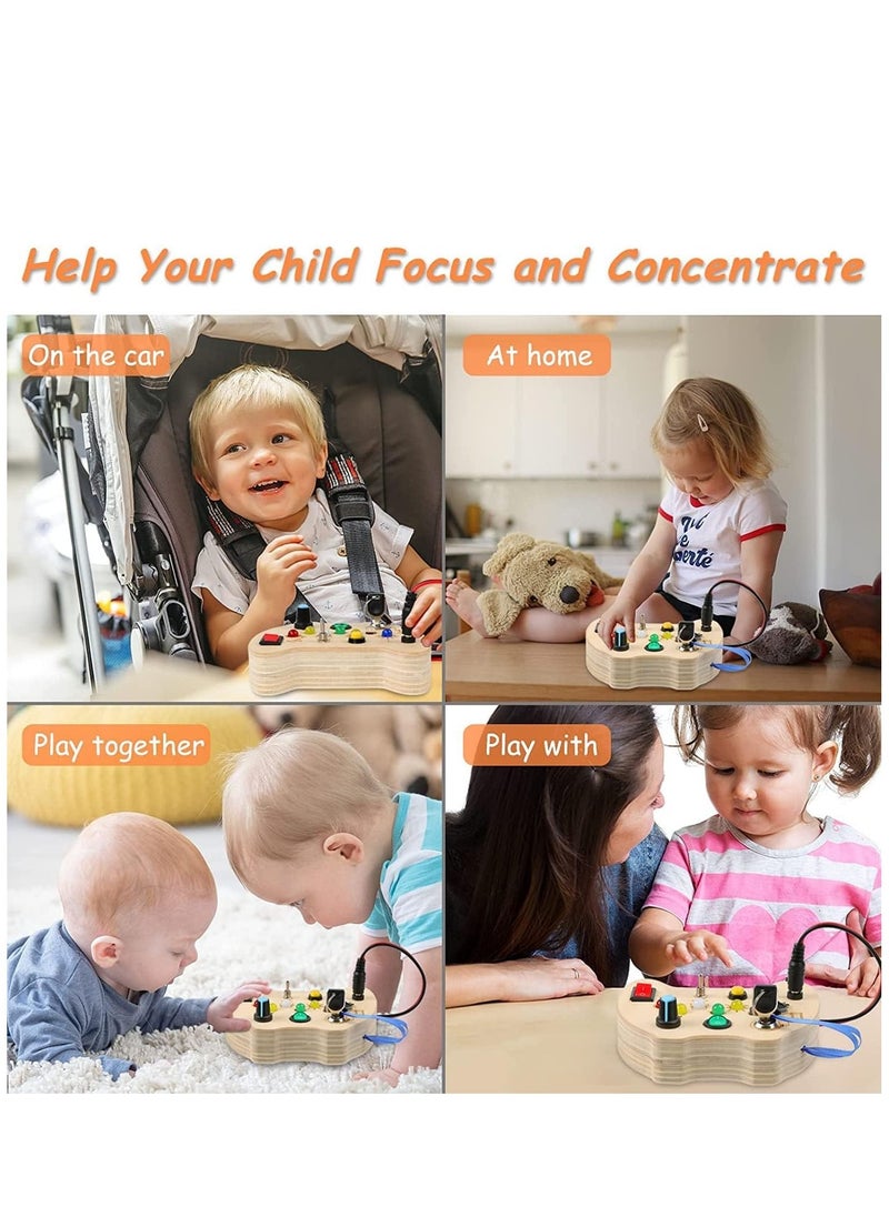 Soofam - Montessori Toys with Toggle Switch Travel Toys Sensory Toys Early Learning Fidget Toy Great for Gift - Image 1
