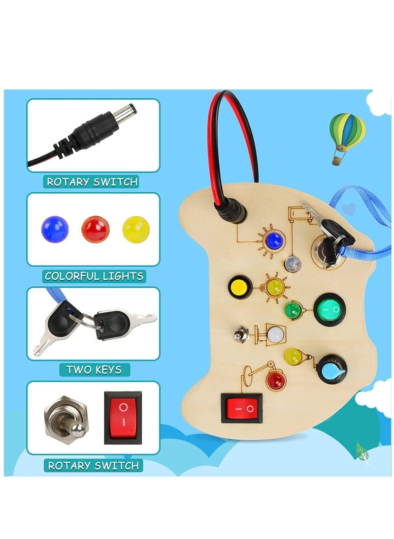 Soofam - Montessori Toys with Toggle Switch Travel Toys Sensory Toys Early Learning Fidget Toy Great for Gift - Image 1