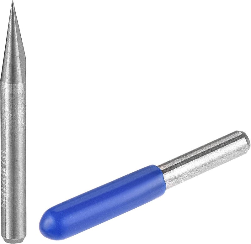 Engraving Gravers 3.175 mm CNC Engraving Pen 10° Bit 0.1 mm Tip CNC Router Tools for PCB Carbide Engraving Knife for Engraving Metal Acrylic Wood PCV Engraving - Image 4