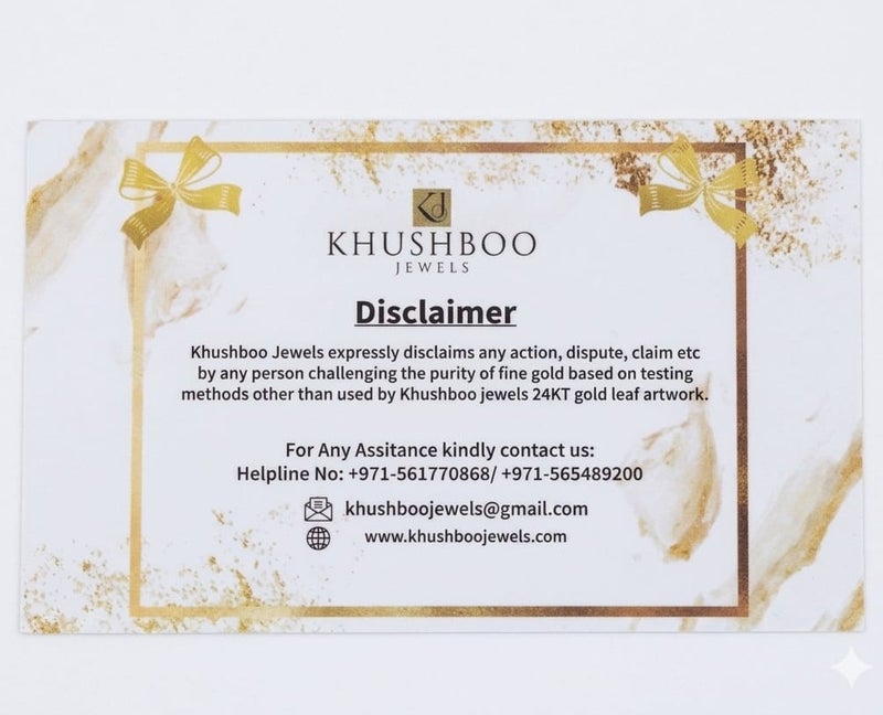 KHUSHBOO JEWELS 24KT PURE BALAJI GOLD FRAME (32*25CM) - Image 5