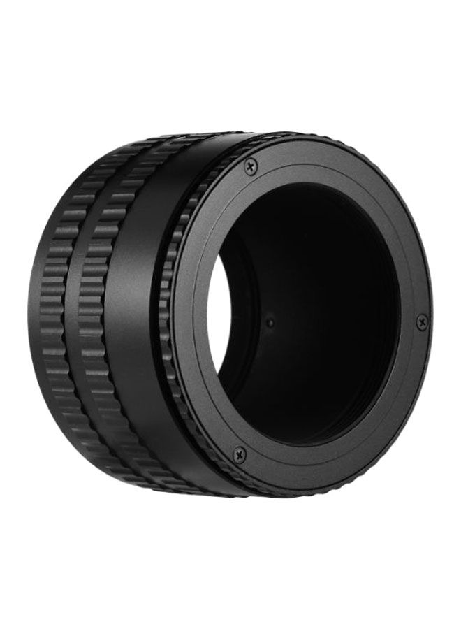 NIBEMINENT Lens Focusing Helicoid Adapter Ring Macro Extension Tube Black 