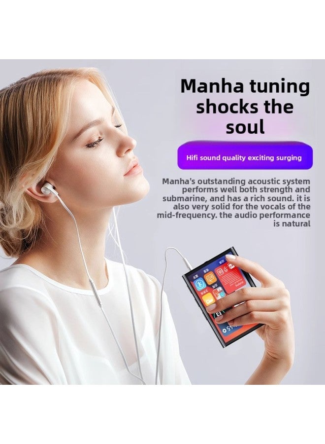 High School Students P5M Song M Artifact Mp3 Walkman Students Learn Mp4 Novel Qin Bluetooth Player Special English-Body Color:7.0 Touch Screen Full Screen Version/bluetooth 5.3 【free Luxury Gift Package + Help Download】-Memory Capacity:8gb Popular Resources (tongs + Novels) - 【ear Protection Value Package】 Standard - Image 3