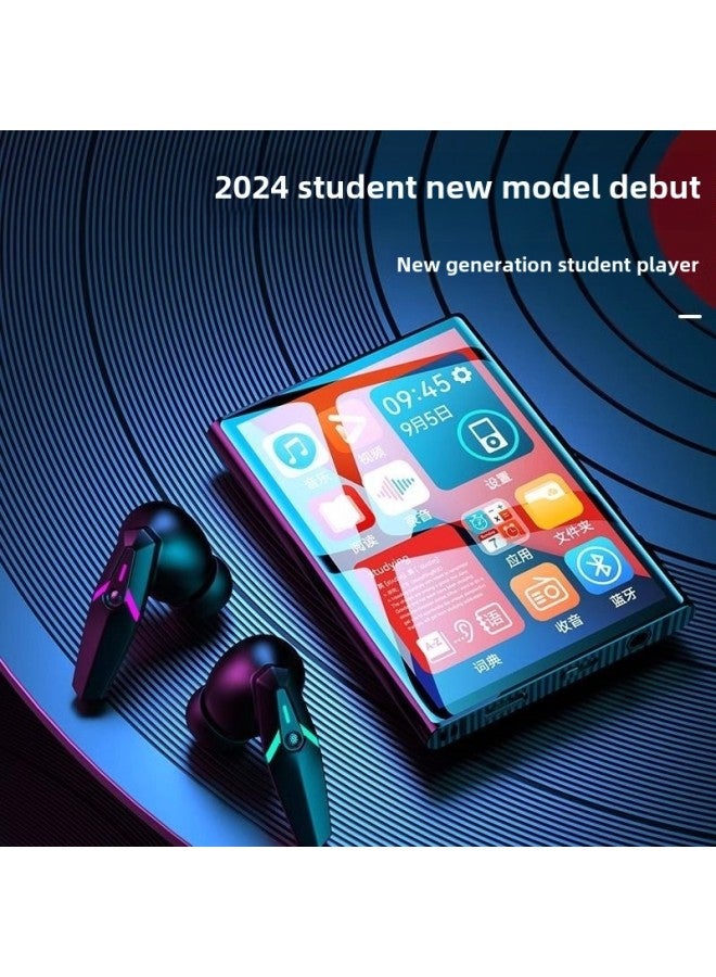 High School Students P5M Song M Artifact Mp3 Walkman Students Learn Mp4 Novel Qin Bluetooth Player Special English-Body Color:7.0 Touch Screen Full Screen Version/bluetooth 5.3 【free Luxury Gift Package + Help Download】-Memory Capacity:8gb Popular Resources (tongs + Novels) - 【ear Protection Value Package】 Standard - Image 2
