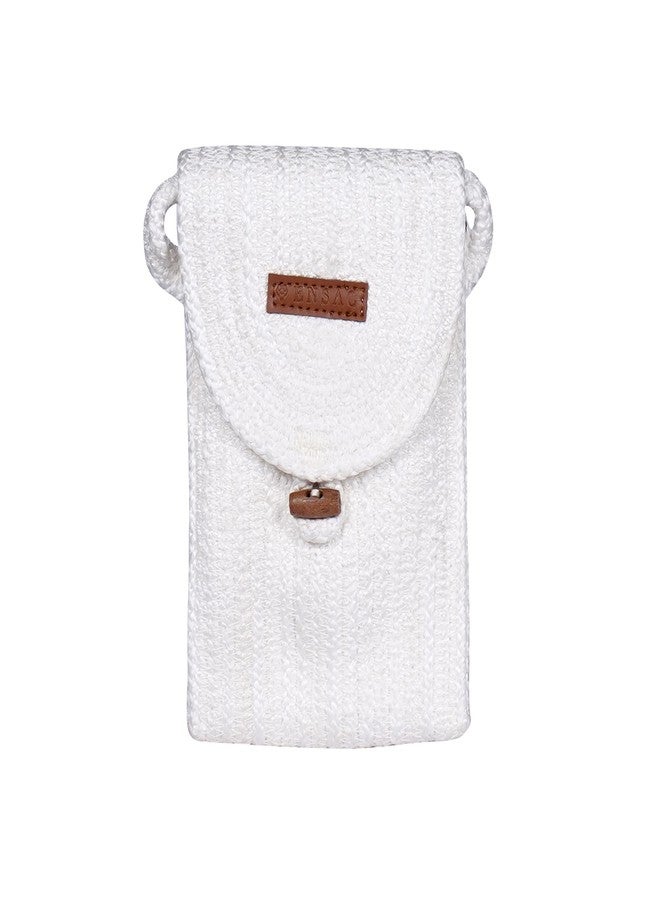 ENSAC Phone Sling Bag for Women and Girls | Jute Material | Crossbody Pocket Purse | Button Closure with Adjustable Strap | Lightweight (Pack of 2)-20 - Image 2