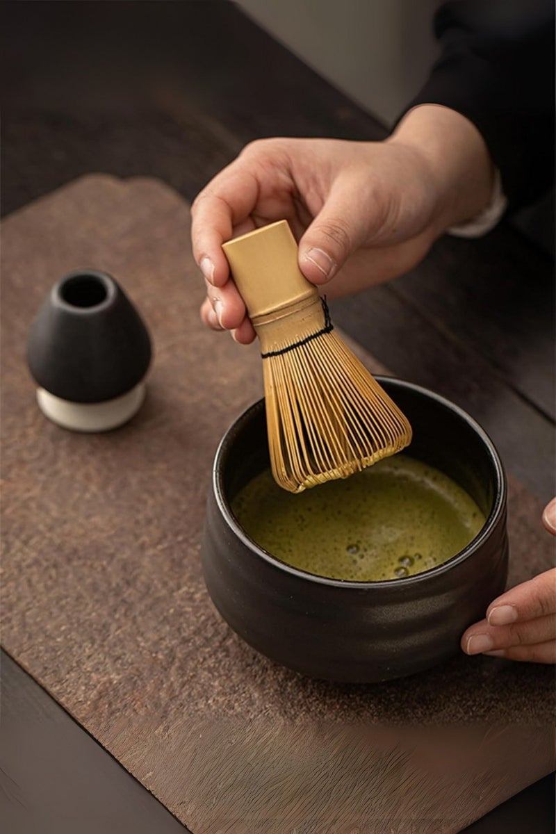 ليموس مسحوق شاي الماتشا الأخضر، خفاقة من الخيزران، خفاقة ماتشا من الخيزران، 100 سن، خافق شاي ياباني تقليدي، مصنوع يدويًا من الخيزران الطبيعي، أداة ماتشا، خلاط مسحوق، صانع رغوة لشاي الماتشا، لاتيه أوسوكا، كويتشا - Image 4