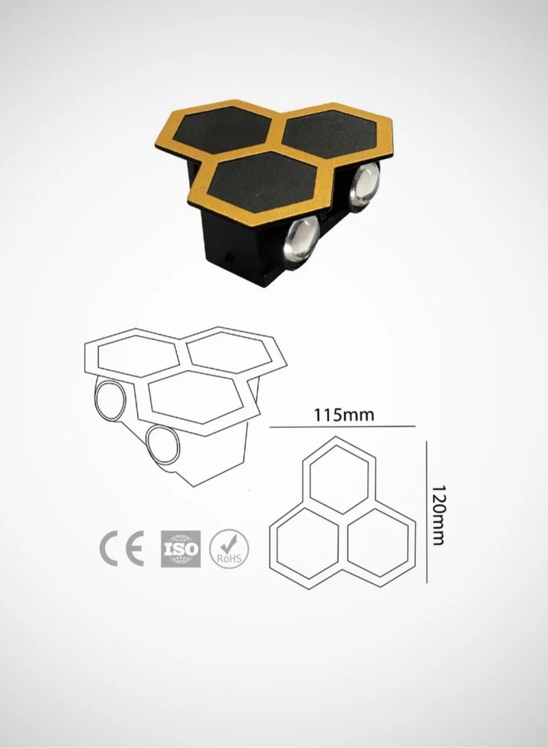 مصابيح حائط حديثة LED دافئة 3 وات باللون الأبيض. - Image 4