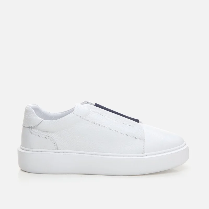 Hotiç 02AYH288640A900 GENUINE Leather White Men's Sports Shoes