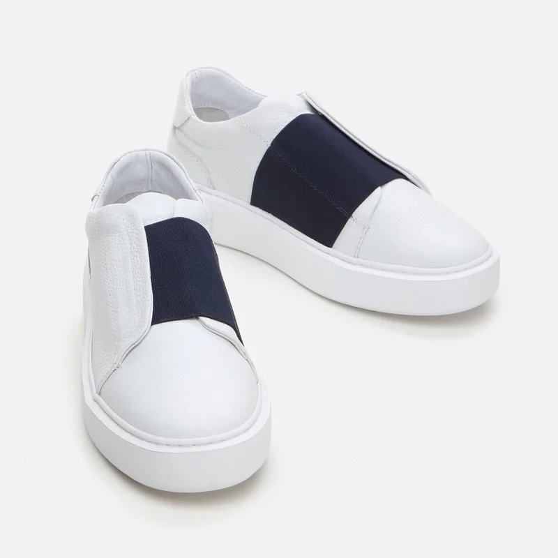 Hotiç 02AYH288640A900 GENUINE Leather White Men's Sports Shoes