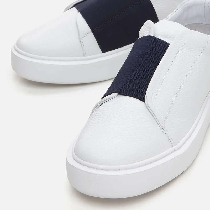 Hotiç 02AYH288640A900 GENUINE Leather White Men's Sports Shoes