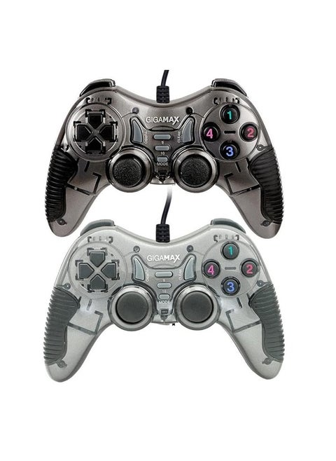 Gigamax Plus 6060 Dual Wired Gaming Controller with Analog Joystick