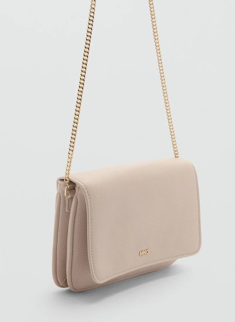 MANGO Crossbody Bag With Chain