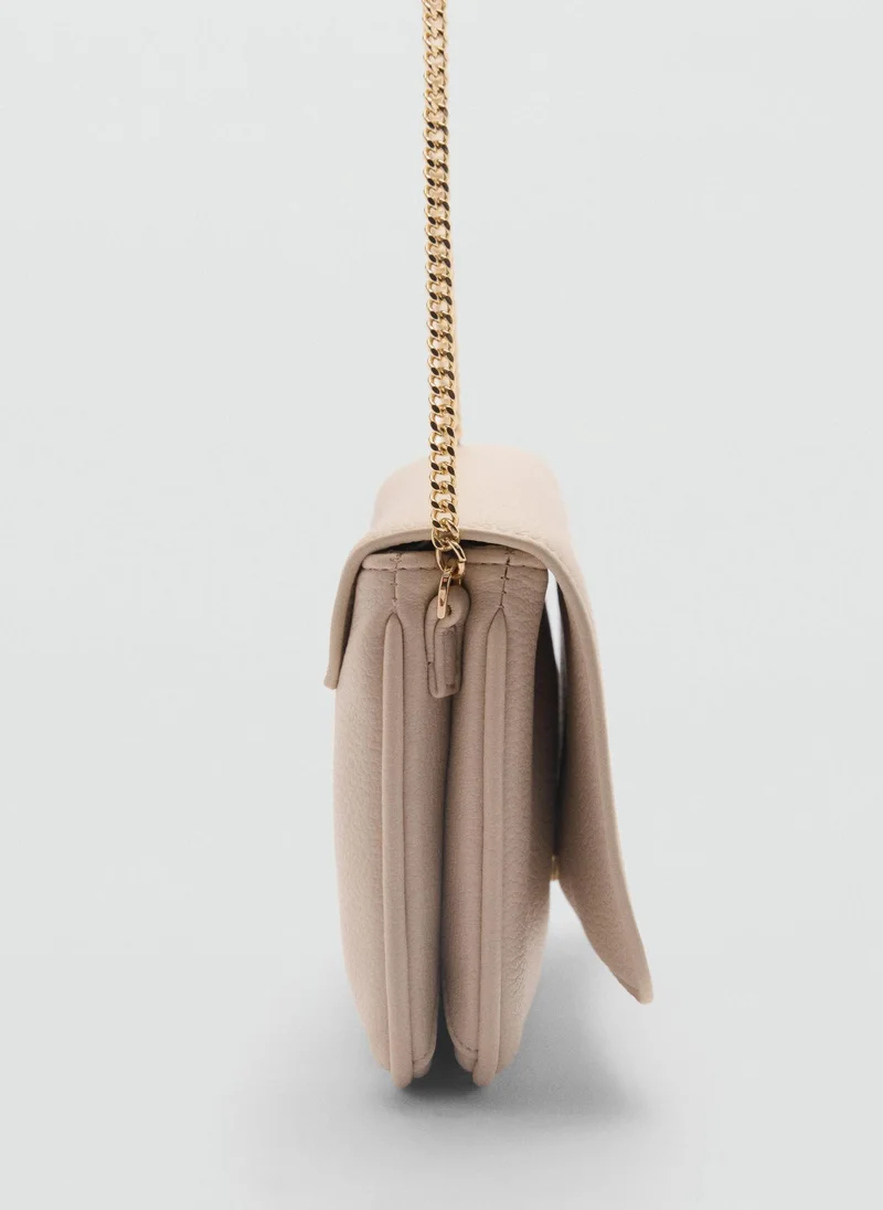 MANGO Crossbody Bag With Chain