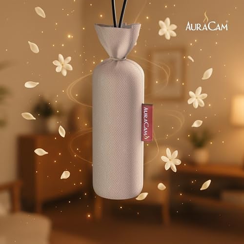 AuraCam Gold Standard Camphor Pods (1 Original + 1 Mogra) - Pack of 2 - Organic Camphor Cone Air freshener For Room, Car, Bathroom, Office & Toilet | Long-Lasting Camphor pods - Image 3