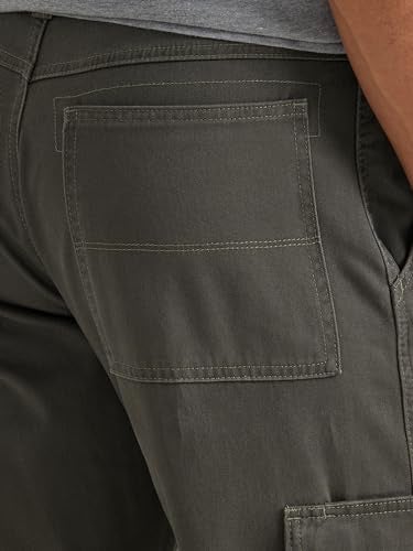 Wrangler Authentics بنطال كارجو مريح من رانجلر أوثنتيكس، زيتوني، 33W x 32L - Image 2