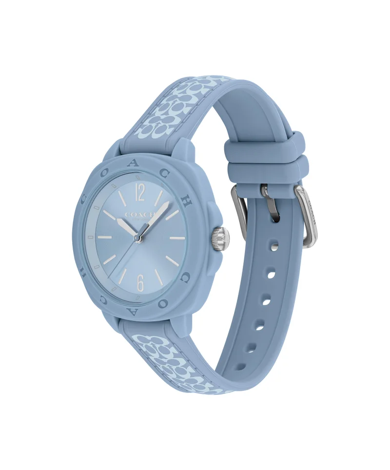 كوتش Analog Silicone Strap Watch