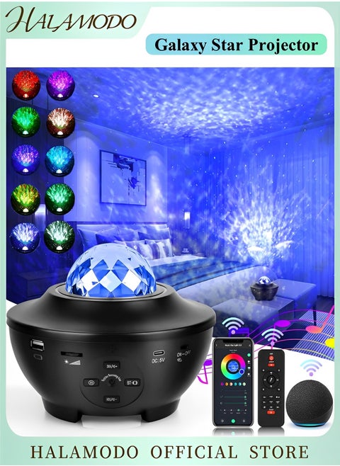 Star Projector with LED Nebula Cloud Galaxy Projector Night Light with Remote Control for Bedroom & Game Rooms & Home Theater & Night Light Ambiance