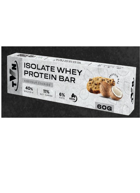 Protein bar coconut cookies size 60G amount per serving Calories 205