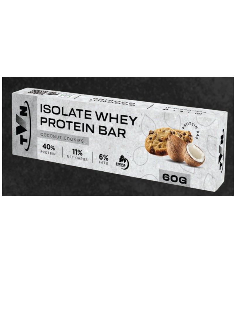 TVN - Protein bar coconut cookies size 60G amount per serving Calories 205 - Image 1