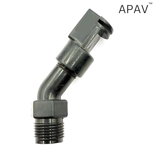 APAV Solar Panel Cleaning Sprinkler – Made by Nylon Material, UV-Protected | 180° Spray Angle | 1/2'' Thread | 4 Feet Spray Range | V-Shape Flow (Nylon - Pack of 25) - Image 2