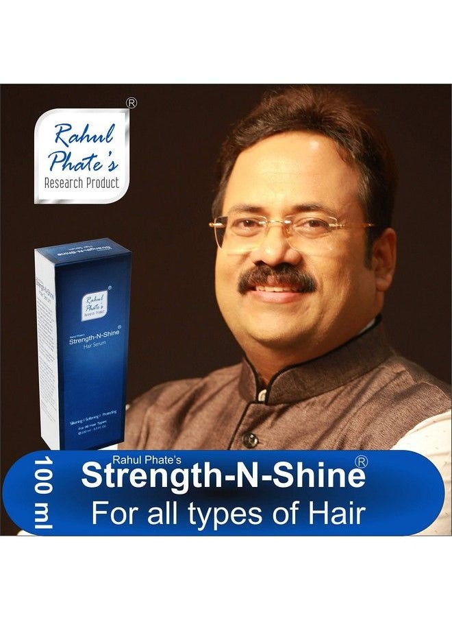 Rahul Phate's Research Product S Strengthnshine Hair Serum ; For Hair Fall Control & Breakage ; For Dry Roughsmooth & Silky Hair ; For Women & Men 80Ml  - Image 5