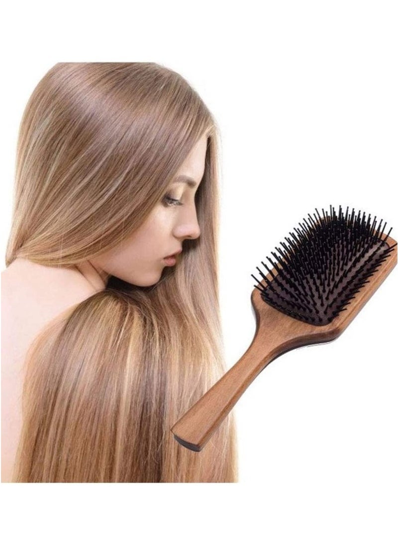 فرشاة تدليك هوائية مثالية لفك تشابك الشعر، مضادة للكهرباء الساكنة، لتقليل تكسر الشعر. - Image 1