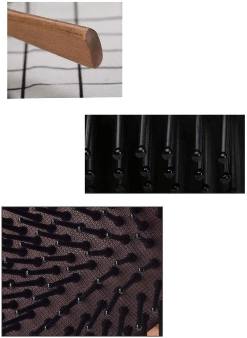 فرشاة تدليك هوائية مثالية لفك تشابك الشعر، مضادة للكهرباء الساكنة، لتقليل تكسر الشعر. - Image 3