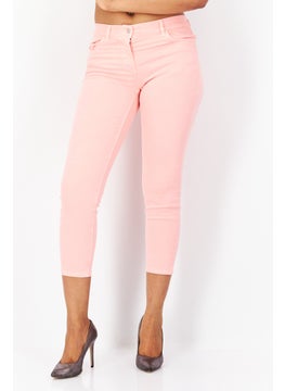 GERRY WEBER Women Regular Fit Stretchable Denim, Pink  - Image 1