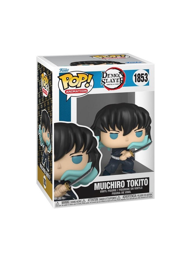 Funko Funko Pop Animation: Demon Slayer - Muichiro - (Attack) - 1/6 Odds for Rare Chase Variant - Collectable Vinyl Figure - Gift Idea - Official Merchandise - Toys for Kids & Adults - Anime Fans  - Image 1