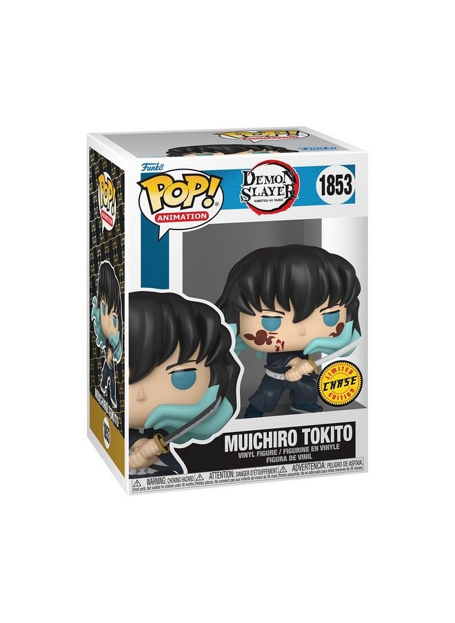 Funko Funko Pop Animation: Demon Slayer - Muichiro - (Attack) - 1/6 Odds for Rare Chase Variant - Collectable Vinyl Figure - Gift Idea - Official Merchandise - Toys for Kids & Adults - Anime Fans  - Image 3