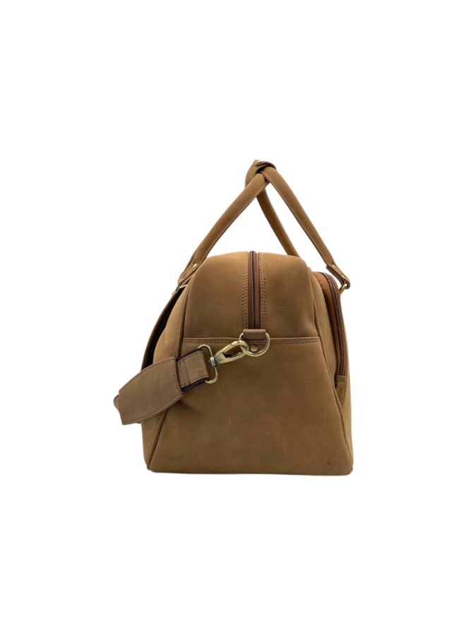 LAVERI LEATHER Sports Gym Bag Travel Duffel Bag with Shoes Compartment and Wet Pocket for Men Women, Large Weekend Overnight Luggage Bag Carry on Bag Yoga Tote Bags - Image 4