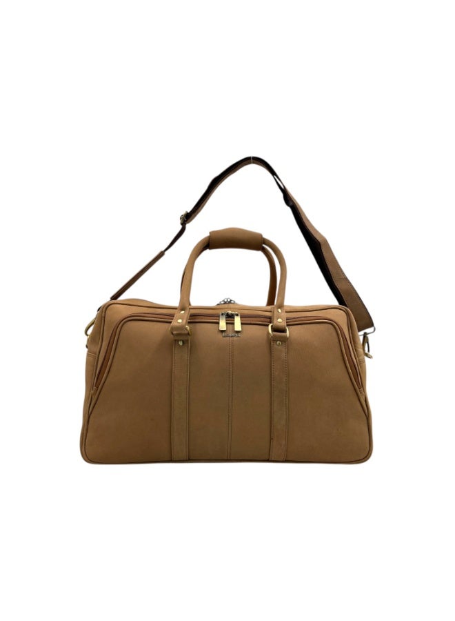 LAVERI LEATHER Sports Gym Bag Travel Duffel Bag with Shoes Compartment and Wet Pocket for Men Women, Large Weekend Overnight Luggage Bag Carry on Bag Yoga Tote Bags - Image 2