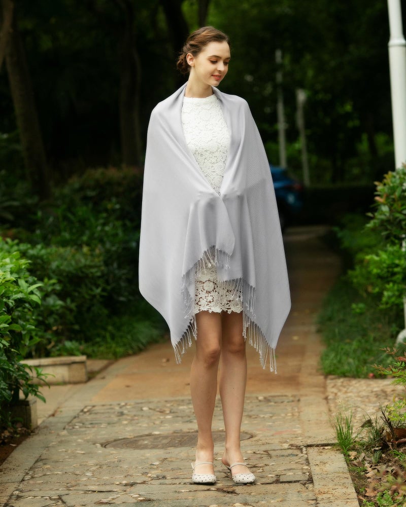 FURTALK Pashmina Shawls and Wraps for Evening Dress Women's Scarf Wedding Bride Bridesmaid Gifts Winter Scarves - Image 4