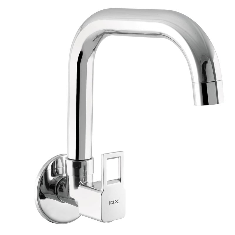 10X صنبور مطبخ نحاسي STT-98779 مثبت على الحائط (مدور) - Image 1