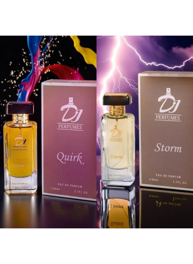 عطور دي جي دي جي سيف بيغ أو دي بارفان 80 مل مجموعة من قطعتين للرجال (كويرك وستورم) 