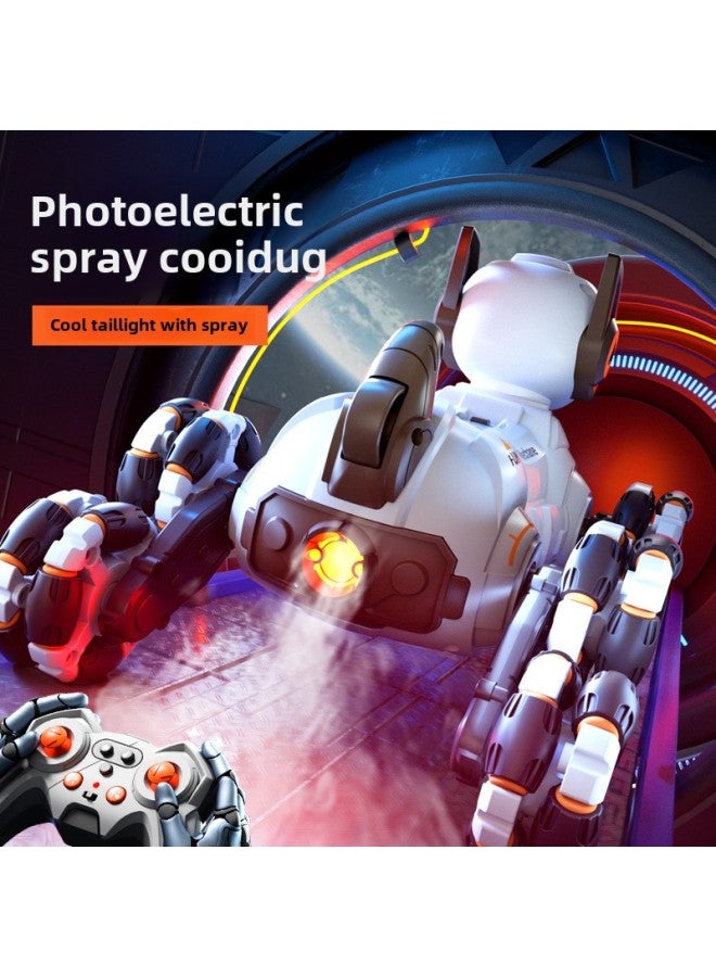 Children's Remote Control Car Eight-wheel Stunt Deformation Robot Dog Gesture Remote Control Induction Off-road Climbing Car Toy For Men-Color:Remote Control Smart Mechanical Dog-handle + Gesture Re - Image 4