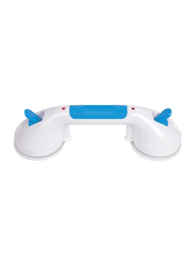 careX Suction Shower Grab Bar – 12” Ultra Grip Shower Handle - Dual Locking Grab Bars for Bathtubs and Showers – Seniors, Disabled, Handicap, Elderly Assistance Product - Image 1