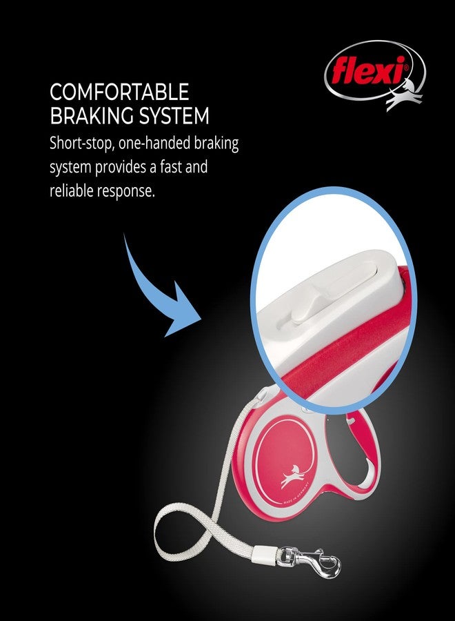 FLEXI New Comfort Tape Retractable Dog Leashes for Large Dogs Upto 110 lbs. - 26 ft., Red/Pastel | Tangle Free Pet Walking Leash with One-Handed Brake, Pause, Lock|German Quality Product - Image 5